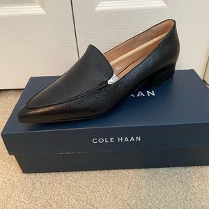 Cole Haan Black Leather Loafer
